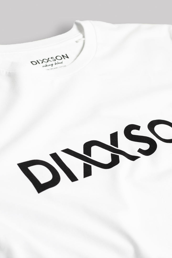 DIXXSON T-Shirt Bio-Baumwolle Ragnar white weiß Brustlogo