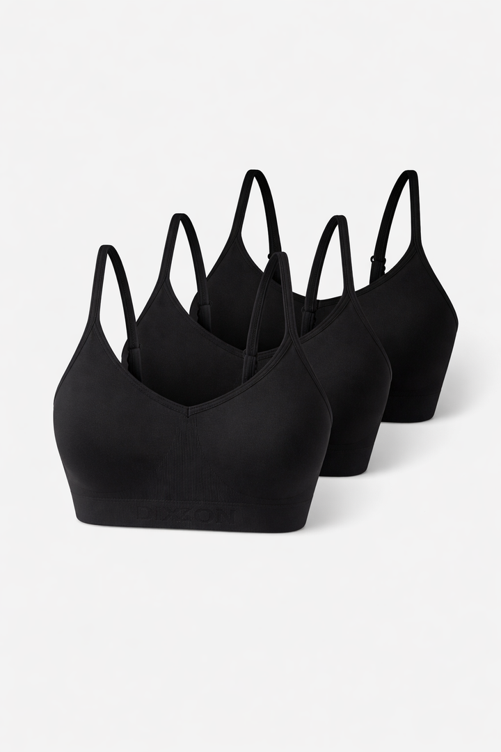 COMFY | BRALETTE DAMEN 3er PACK | BLACK