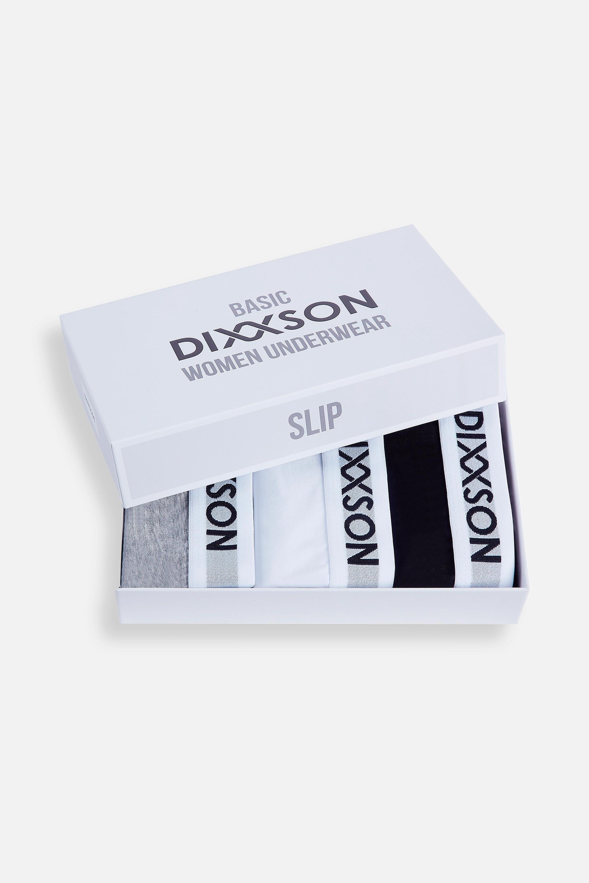 DIXXSON Basic Slips für Damen Verpackung 